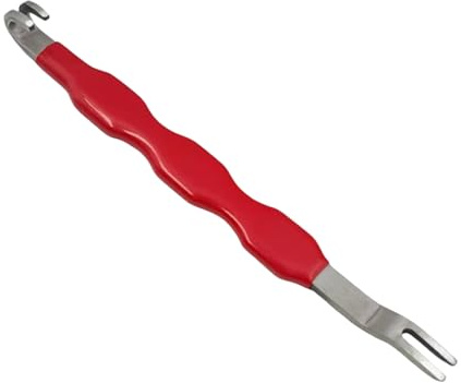 RLMVGBX Automotive Electrical Connector Removal Tool, Double Ended, 19 cm | Hook and fork tips for releasing compatible automotive electrical plugs and terminal connectors without pulling the wires
