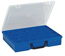 Sortimentskasten a.PP 18Fächer 36,5x29x6,5mm schlagfest