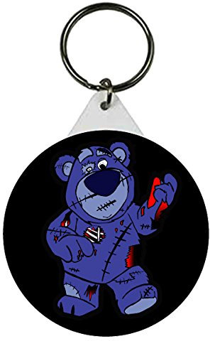 Funky Gifts Blueberry The Zombie Teddy Bear 45mm Keyring