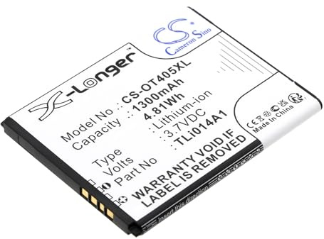 Battery Alcatel OT-4005D, One Touch Glory 2T, One Touch 4005D, OT-5020, OT502.