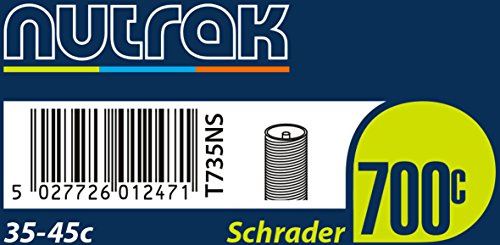 Nutrak 700 x 35-45c Inner Tube Schraeder Valve Car Type, 700 x 35-45c