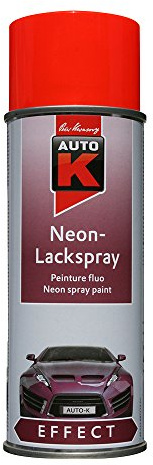 KWASNY 233 088 AUTO-K EFFECT Neon-Lackspray Rot Fluoreszierend 400ml