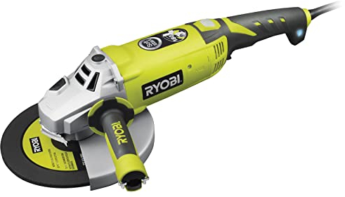 RYOBI Winkelschleifer EAG2000-G, 2000 W, Leerlaufdrehzahl 6.000 min-1, Metallgetriebegehäuse, Sicherheitsschalter