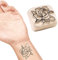 LaDot Tattoo für Kinder und Erwachsene, temporäre hautfreundliche fake Tattoos, Tattoo-Stempel ohne Nadeln für Körper und Arm, wasserfest, Keramikstempel Lady Rose