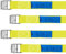 Spanngurt 40 cm, Gurt, Transportsicherung, Sicherungsgurt, Transport, Spanngurte, Ladungsicherung, 4 Stück im Set, gelb, RACEFOXX