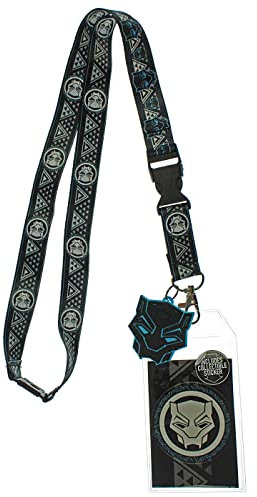 Marvel Black Panther Tribal Muster Lanyard mit Charme und ID-Halter