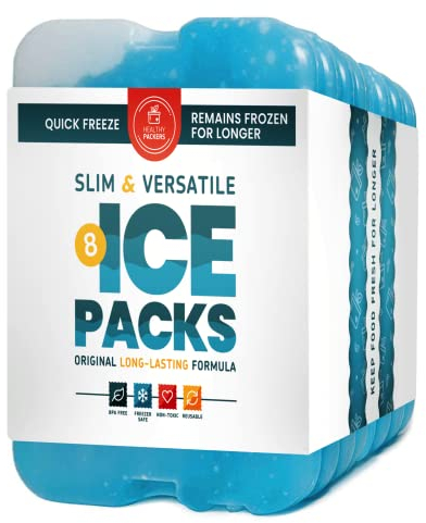 Healthy Packers Kühlakku für Lunch, Kühltasche und Kühlbox – Das Original Cool Pack | Extra Dünn & lange Kühlleistung für unterwegs (8)