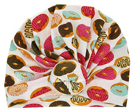 MoonyLI Baby Hüte, Böhmen Donuts Cap Headwear Brötchen Knoten, Kleinkinder Weiche Turban Knoten Kappe -1 Stücke (Donuts)