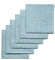Varvara Home Leinenservietten | 6-er Pack Leinen Stoffservietten Servietten | Strapazierfähig, Praktisch, Reinleinen, 45x45 cm, Blau