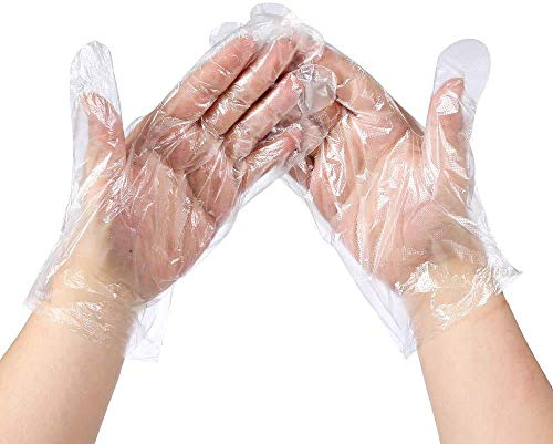 A1SONIC® Einweghandschuhe, steril, lebensmittelecht, Polyethylen-Handschuhe, 100 Stück