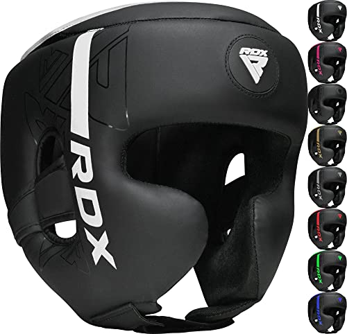 RDX Headguard for Boxing, MMA Training, Adjustable Padded KARA Head Guard for Cheeks Forehead and Ear Protection, Adult & Kids Headgear Muay Thai Kickboxing Sparring Martial Arts Taekwondo Helmet