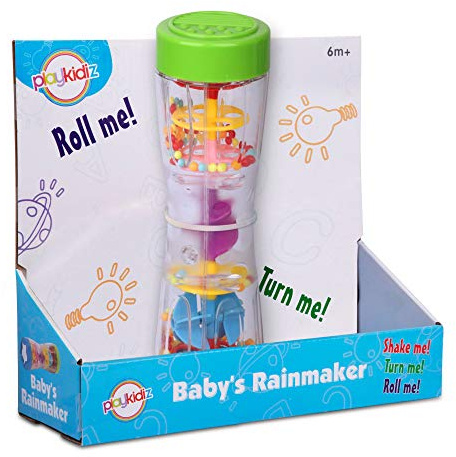 Dress Up America Playkidz-Spielzeug, 21,6 cm (8,5 Zoll), für kleine Babys, Rasselröhre für Kinder, sensorischer Stab mit Musik. (Baby Toys)