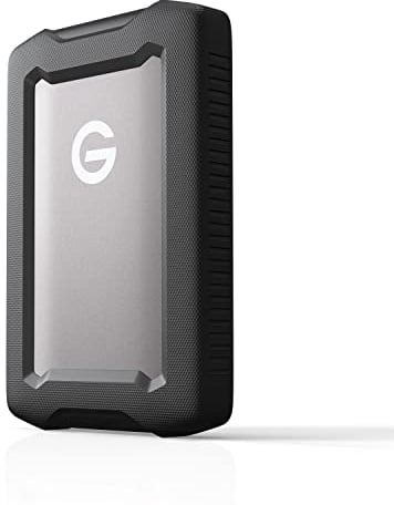 SanDisk Professional 5TB, G-DRIVE ArmorATD, HDD duradero y resistente, Resistente al polvo, caídas, golpes y agua, hasta 140MB/s, USB-C (5 Gb/s), USB 3.2 Gen. 1