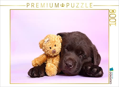 CALVENDO Puzzle Labrador Retriever Welpe / Labrador Retriever Puppy 1000 Teile Lege-Größe 64 x 48 cm Foto-Puzzle Bild von Jeanette Hutfluss