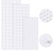 JANYUN Double Sided Sticky Dot Stickers, 225 PiecesRound Putty Clear Sticky Tack No Trace Sticky Putty Waterproof Small Balloon Stickers for Wall Wood Plastic Christmas Supplies (6mm+10mm+20mm)