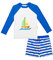weVSwe Boys Rash Guard Traje De Baño Manga Larga Protección Solar Traje De Baño Vacaciones Traje De Baño Playa Traje De Baño Conjunto Corto 6 años