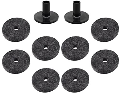 Milisten 1satz Drum Kit Zubehör Set Teiliges Drum Filzpad Set rutschfeste Cymbal Pads Aus Langlebigem Filz Geeignet Für Schlagzeuge Einfache Installation Und Austausch Für Perfekten