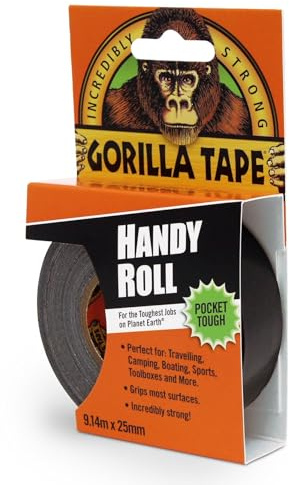 Gorilla Extra Stark, Doppelt Dick und Unglaublich Robust; Hält auf Rauen, Glatten und Unebenen Oberflächen; Wetterfeste Schale