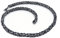Edelstahl Byzantine Königskette 80 cm, Herren Kette Herren Schwarz Grau Metallkette Lang Breit 6MM Hip Hop Edelstahlketten Schmuck
