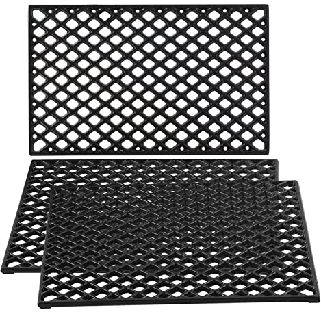 BAC367 HDW194 Grillroste Grill Ersatzteile für Traeger Grillrost Traeger Texas Pro Series 34 Century 885 Texas Elite 34 Traeger Pellet Grillteile Texas Elite Gusseisen Grillroste 3 Stück