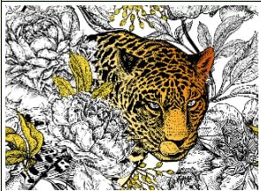 Berkin Arts Compatible con MacBook Pro 14 Pulgadas M4 M3 M2 M1 Pro/MAX A3112 A3185 A3401 A2918 A2992 A2779 A2442 con Cubierta de Teclado & Protector de Pantalla Maximalism Leopard and Peony Fusion