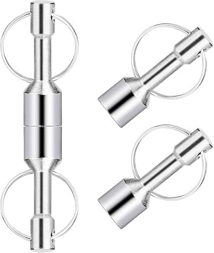 Neodymium Magnetic Keychain – Heavy Duty Quick Release Key Holder, Strong Magnet & Durable Steel Housing – Ideal for Everyday Carry, Car Keys, Outdoor Tools