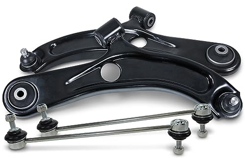 ATEC Germany Querlenkersatz - 2x Querlenker vorne 2x Koppelstange vorne | Kompatibel mit: OPEL AGILA, SUZUKI SPLASH, SWIFT III