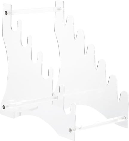 HOMSFOU 1 Satz Taschenmesserhalter Messervitrinen Für Sammlungen -vitrine Messerkoffer Für Sammlungen Messeranzeige Messerständer Küchenwaren Multifunktion Küchenregal Acryl