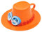 Taza de Porcelana de Café Anime de Una Pieza - Cerámica Sombrero de Paja Luffy para Oficina - Regalo y Recuerdo