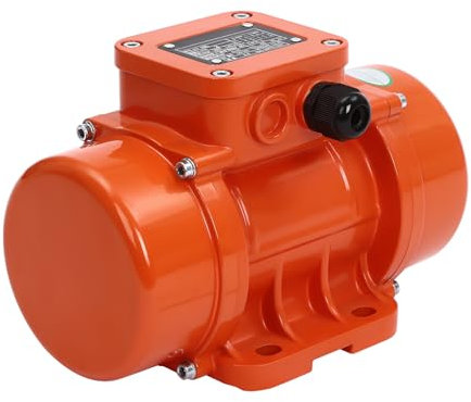 Begoniape Motore vibrante per calcestruzzo, motore a vibrazione, compressore asincrono, per elettricità, dispositivi meccanici, macchine alimentari, 3600 giri/min, 180 W, 220 V (rosso)