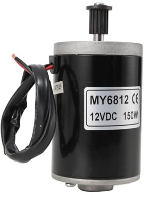 YILIKISS E-Bike Permanentmagnet DC-Getriebemotor, MY6812 12V 150W Bürstenmotor Kleiner Hochgeschwindigkeitsbürstenmotor