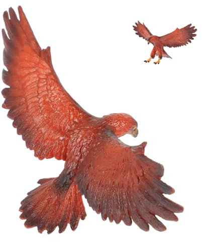 MUSISALY Kunststoff Tierfigur Dekor Kleiner Adler Ornament Desktop Adler Dekor Kunststoff Adler Modell Adler Figur Adler Statuen Adler Ornament Schreibtisch Dekoration Adler
