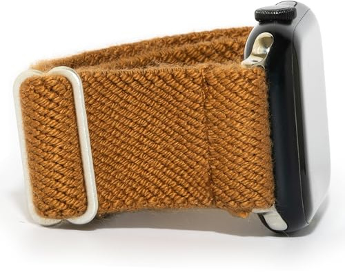 Braxley Armbänder aus Bio-Baumwolle für Damen und Herren, kompatibel mit allen Apple-Watch-Größen und Serien – waschbar, schweißabsorbierend, atmungsaktiv, elastisch Smartwatch-Armbänder
