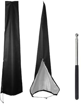 Funda Protectora para Sombrilla, Funda para Sombrilla Grande, Tela Oxford 210D, Funda Protectora Impermeable, a Prueba de Polvo y Resistente a Los Rayos UV para Sombrilla(190 * 30 * 50cm)