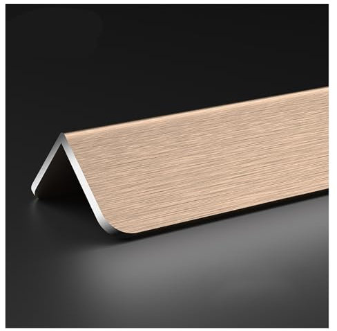 QHZYMX kantenschutz Wand Eckschutzstreifen Aus Aluminiumlegierung, Tischkantenschutz Für Dekorative Wände/Wohnzimmer/Türrahmen/Fliesenkanten(6_120CM(3.9FT))