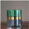 Generic Vase, Gradient Emerald Green Glas Vase Wohnzimmer Couchtisch Büro Desktop Ornament Vase/Grün/19 * 16Cm