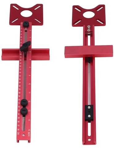 Router Circle Schnitt Jig, 4 in 1 Router Fräsenhalterung Einstellbar Abnehmbares Design Multifunktionaler Kabinett Hardware Jig Router, Jig Accessoires