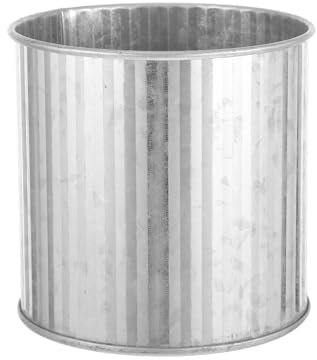 BESTonZON Retro Metall Pflanzgefäß Dekorativer Eimer Für Drinnen Und Draußen Vintage Garten Dekoration Langlebig Und Vielseitig Einsetzbar Rustikaler