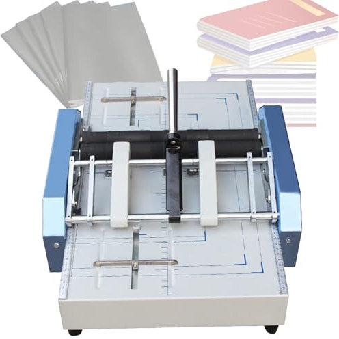 Plieuse de papier, agrafeuse de brochures, format A3 max. 31,5 x 44 cm, équipement de reliure et de pliage de brochures pour imprimeries et écoles