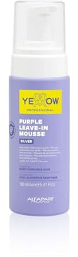 Yellow Professional Silver Purple Leave In-Mousse 160 ml