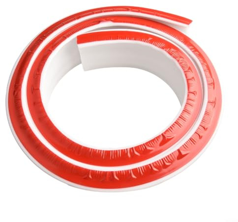 Zilimontt Upgraded 3.74 Inch Height Shower Water Stopper Rubber Retaining Strip for Dry and Wet Separation in Bathroom, Bathtub, Laundry Room and Kitchen with Flexible