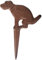 Esschert Design Hundeschild Hundeklo No!, braun, 23.8 x 1.8 x 33.3, HB13