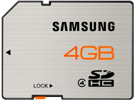 Samsung SDHC 4GB Class 4 Speicherkarte (MB-SS4GAEU)