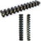 12 Way 30A Black Terminal Twin Block - Connector Choc Strip - Wire Power Cable Joiner Coupler Flex - Earth Block