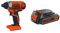 BLACK+DECKER BDCIM18N-XJ Avvitatore a Impulsi + BL1518-XJ Batteria al Litio, 18 V, 1.5 Ah