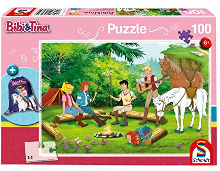 Schmidt Spiele 56264 Puzzle Bibi und Tina 100 Teile