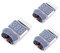 JZK 3x 1-8s Tester di Tensione per Batteria Lipo, Allarme Batteria Tensione Bassa, RC Low Voltage Buzzer Alarm, Monitor Batteria Tester per 1-8s Lipo/Li-ion/LiMn/Li-Fe