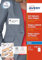Avery – 150 Namensschilder bedruckbar für Textilien, aus weißem Polyester, Format 80 x 50 mm, Tintenstrahldruck, (J4785-15)