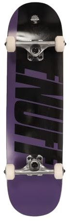 Enuff Skateboards Half Stain Complete Skateboard, Erwachsene, Unisex, Violett (Violett), 20,3 cm