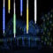 Vikdio Weihnachtsbeleuchtung Outdoor, Meteor Duschen Lichter 50cm 10 Spiralröhren 540 LEDs 3.15m Lit Länge, Wasserdichte Schneefall Lichter für Outdoor Weihnachtsdekoration Baum Fenster (Mehrfarbig)